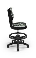 Entelo Petit Czarny ST33 rozmiar 4 WK+P - DOBRE KRZESŁO dla kręgosłupa, ortopedyczne - fotel obrotowy do biurka
