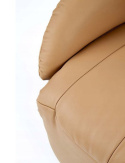 Halmar OPTIMA recliner fotel rozkładany beżowy materiał: eco skóra / PVC