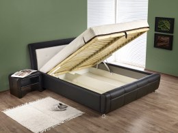 Halmar SAMANTA P łóżko z pojemnikiem kolor: brązowo-beżowy / tap. ECO SKAY 