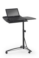 Halmar B14 stolik na laptopa MDF laminat, stal malowana czarny Halmar B14 stolik na laptopa MDF laminat, stal malowana czarny