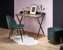Halmar biurko B37 MDF laminowany orzech, stal czarny/złoty 90x50 Halmar biurko B37 MDF laminowany orzech, stal czarny/złoty 90x50