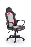 Halmar BERING fotel gabinetowy czarny / popielaty / czerwony Halmar BERING fotel gabinetowy czarny / popielaty / czerwony