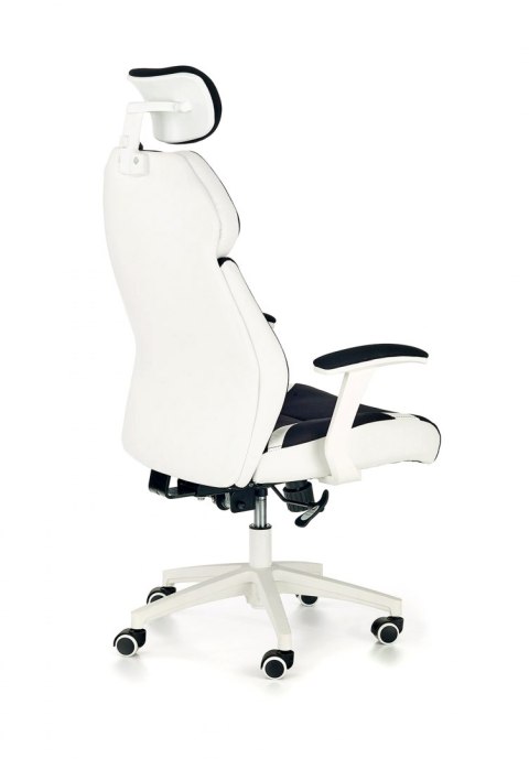Halmar CHRONO fotel gabinetowy obrotowy biało-czarny Multiblock gamingowy krzesło do biurka Gamingowe Halmar CHRONO fotel gabinetowy obrotowy biało-czarny Multiblock gamingowy krzesło do biurka Gamingowe