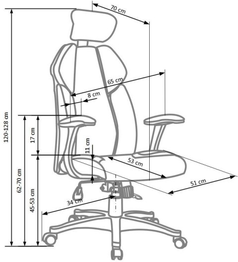 Halmar CHRONO fotel gabinetowy obrotowy biało-czarny Multiblock gamingowy krzesło do biurka Gamingowe Halmar CHRONO fotel gabinetowy obrotowy biało-czarny Multiblock gamingowy krzesło do biurka Gamingowe