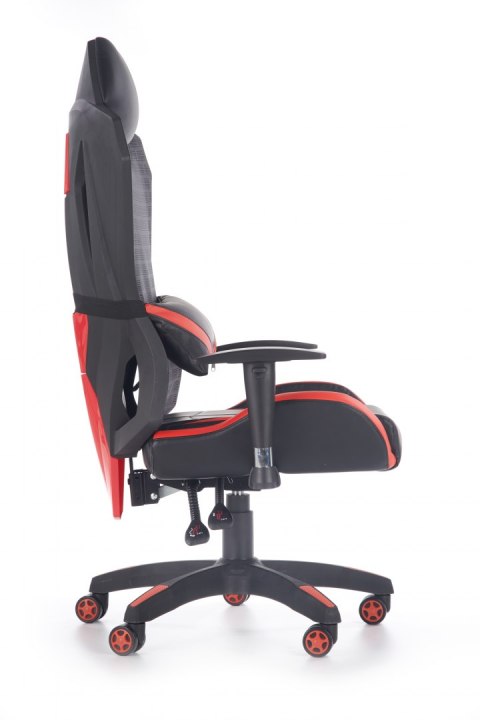 Halmar DOMEN fotel gabinetowy czarno - popielato - czerwony Halmar DOMEN fotel gabinetowy czarno - popielato - czerwony