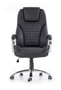 Halmar KING fotel obrotowy gabinetowy czarny mechanizm TILT Halmar KING fotel obrotowy gabinetowy czarny mechanizm TILT