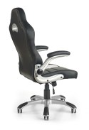 Halmar LOTUS fotel gabinetowy obrotowy czarno-popielaty ekoskóra TILT gamingowy krzesło do biurka Gamingowe