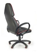 Halmar RUBIN fotel gabinetowy obrotowy czarny ekoskóra TILT gamingowy krzesło do biurka Gamingowe