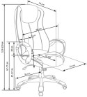 Halmar TAURUS fotel gabinetowy czarny Halmar TAURUS fotel gabinetowy czarny