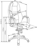 Halmar TRAVIS fotel gabinetowy czarny Halmar TRAVIS fotel gabinetowy czarny