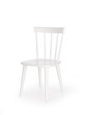 Halmar BARKLEY krzesło białe drewniane do salonu kuchni jadalni
