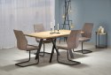 Halmar stół CAPITAL rozkładany 160-200x90 MDF laminat dąb złoty /stelaż stal malowana proszkowo czarny Halmar stół CAPITAL rozkładany 160-200x90 MDF laminat dąb złoty /stelaż stal malowana proszkowo czarny