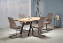 Halmar stół CAPITAL rozkładany 160-200x90 MDF laminat dąb złoty /stelaż stal malowana proszkowo czarny Halmar stół CAPITAL rozkładany 160-200x90 MDF laminat dąb złoty /stelaż stal malowana proszkowo czarny