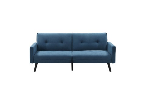 Halmar sofa CORNER rozkładana z funkcją narożnika niebieska tkanina drewno lite czarny Halmar sofa CORNER rozkładana z funkcją narożnika niebieska tkanina drewno lite czarny