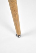 HALMAR stół EDWARD rozkładany biały / dąb san remo MDF lakierowany MDF laminowany nogi stal malowana Dąb san remo 120-200x100 HALMAR stół EDWARD rozkładany biały / dąb san remo MDF lakierowany MDF laminowany nogi stal malowana Dąb san remo 120-200x100