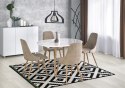 HALMAR stół EDWARD rozkładany biały / dąb san remo MDF lakierowany MDF laminowany nogi stal malowana Dąb san remo 120-200x100 HALMAR stół EDWARD rozkładany biały / dąb san remo MDF lakierowany MDF laminowany nogi stal malowana Dąb san remo 120-200x100