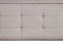 Halmar łóżko EVORA 160x200 cm beżowy tkanina lite drewno orzech z szufladami Halmar łóżko EVORA 160x200 cm beżowy tkanina lite drewno orzech z szufladami