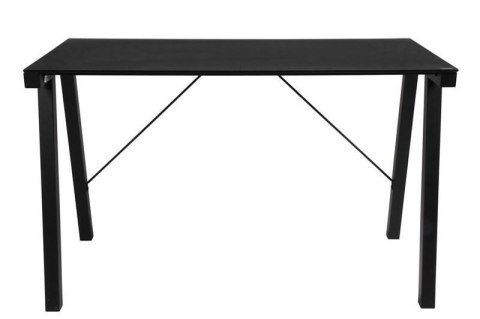 Actona ACTONA biurko TYPHOON prostokątne czarny - blat szkło typu Float, stelaż metal 125x65 Actona ACTONA biurko TYPHOON prostokątne czarny - blat szkło typu Float, stelaż metal 125x65