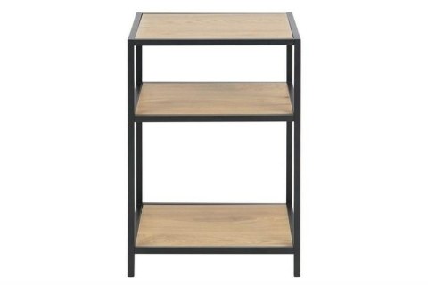 Actona ACTONA stolik, szafka nocna SEAFORD 42x35wys.63, MDF fornir Dąb, metal malowany proszkowo czarny półki Actona ACTONA stolik, szafka nocna SEAFORD 42x35wys.63, MDF fornir Dąb, metal malowany proszkowo czarny półki