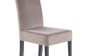 Halmar CLARION krzesło do jadalni drewniane Grafitowe/Szare tap: RIVIERA 91