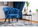 SIGNAL FOTEL PHILIPS VELVET GRANATOWY BLUVEL 86 - mobilny fotel z kółkami SIGNAL FOTEL PHILIPS VELVET GRANATOWY BLUVEL 86 - mobilny fotel z kółkami