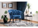 SIGNAL FOTEL PHILIPS VELVET GRANATOWY BLUVEL 86 - mobilny fotel z kółkami SIGNAL FOTEL PHILIPS VELVET GRANATOWY BLUVEL 86 - mobilny fotel z kółkami