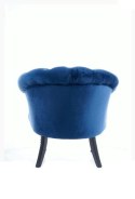 SIGNAL FOTEL PHILIPS VELVET GRANATOWY BLUVEL 86 - mobilny fotel z kółkami SIGNAL FOTEL PHILIPS VELVET GRANATOWY BLUVEL 86 - mobilny fotel z kółkami