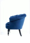 SIGNAL FOTEL PHILIPS VELVET GRANATOWY BLUVEL 86 - mobilny fotel z kółkami SIGNAL FOTEL PHILIPS VELVET GRANATOWY BLUVEL 86 - mobilny fotel z kółkami