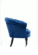 SIGNAL FOTEL PHILIPS VELVET GRANATOWY BLUVEL 86 - mobilny fotel z kółkami SIGNAL FOTEL PHILIPS VELVET GRANATOWY BLUVEL 86 - mobilny fotel z kółkami