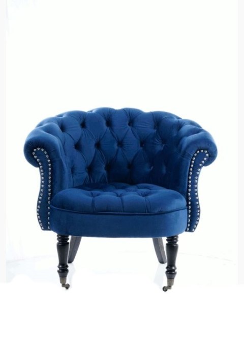 SIGNAL FOTEL PHILIPS VELVET GRANATOWY BLUVEL 86 - mobilny fotel z kółkami SIGNAL FOTEL PHILIPS VELVET GRANATOWY BLUVEL 86 - mobilny fotel z kółkami