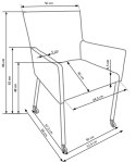 Halmar K256 krzesło na kółkach czarne Halmar K256 krzesło na kółkach czarne