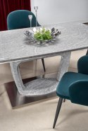 Halmar K364 krzesło Ciemno zielone tkanina velvet stelaż metal Czarny Halmar K364 krzesło Ciemno zielone tkanina velvet stelaż metal Czarny