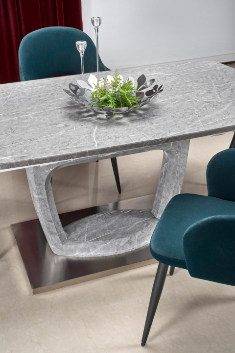 Halmar K364 krzesło Ciemno zielone tkanina velvet stelaż metal Czarny Halmar K364 krzesło Ciemno zielone tkanina velvet stelaż metal Czarny