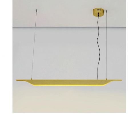 King Home Lampa wisząca VERTIGO złota - LED szczotkowane aluminium do domu biura lokalu hotelu King Home Lampa wisząca VERTIGO złota - LED szczotkowane aluminium do domu biura lokalu hotelu
