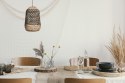 Light&Living Lampa wisząca Tripoli rattan naturalny i czarny Light&Living Lampa wisząca Tripoli rattan naturalny i czarny