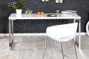 Invicta Interior INVICTA biurko VERK 140x60 białe MDF lakierowany, nogi stal chromowana Invicta Interior INVICTA biurko VERK 140x60 białe MDF lakierowany, nogi stal chromowana