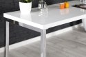 Invicta Interior INVICTA biurko VERK 140x60 białe MDF lakierowany, nogi stal chromowana Invicta Interior INVICTA biurko VERK 140x60 białe MDF lakierowany, nogi stal chromowana