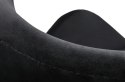 King Home Fotel EGG CLASSIC VELVET BLACK czarny - welur, podstawa czarna