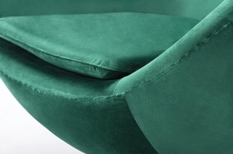 King Home Fotel EGG CLASSIC VELVET BLACK zielony - welur, podstawa czarna King Home Fotel EGG CLASSIC VELVET BLACK zielony - welur, podstawa czarna