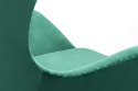 King Home Fotel EGG CLASSIC VELVET BLACK zielony - welur, podstawa czarna King Home Fotel EGG CLASSIC VELVET BLACK zielony - welur, podstawa czarna