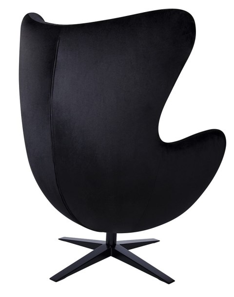 King Home Fotel EGG SZEROKI VELVET BLACK czarny.50 - welur, podstawa czarna King Home Fotel EGG SZEROKI VELVET BLACK czarny.50 - welur, podstawa czarna