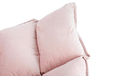 King Home Fotel bujany tapicerowan SWING VELVET jasny róż z poduszką odpinaną korpus metal stelaż stal miedziany drewniane płozy King Home Fotel bujany tapicerowan SWING VELVET jasny róż z poduszką odpinaną korpus metal stelaż stal miedziany drewniane płozy