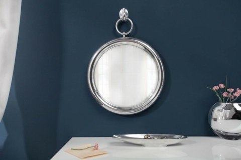 Invicta Interior INVICTA lustro wiszące PORTRET 30cm srebrne - metal, szkło Invicta Interior INVICTA lustro wiszące PORTRET 30cm srebrne - metal, szkło