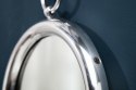 Invicta Interior INVICTA lustro wiszące PORTRET 30cm srebrne - metal, szkło Invicta Interior INVICTA lustro wiszące PORTRET 30cm srebrne - metal, szkło