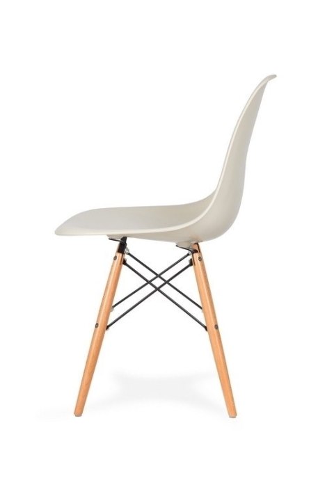 King Home Krzesło DSW WOOD migdał pralinowy.29 - podstawa drewniana bukowa King Home Krzesło DSW WOOD migdał pralinowy.29 - podstawa drewniana bukowa