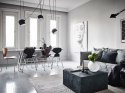 King Home Lampa wisząca EYE 3 czarna - LED, aluminium do domu i do lokalu hotelu King Home Lampa wisząca EYE 3 czarna - LED, aluminium do domu i do lokalu hotelu