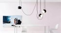 King Home Lampa wisząca EYE 3 czarna - LED, aluminium do domu i do lokalu hotelu King Home Lampa wisząca EYE 3 czarna - LED, aluminium do domu i do lokalu hotelu