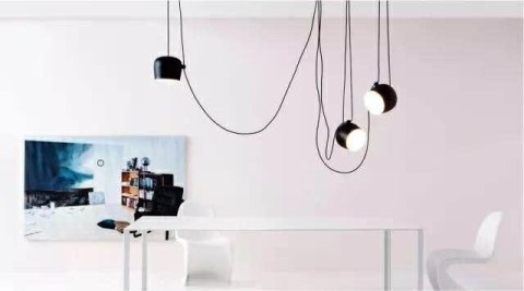 King Home Lampa wisząca EYE 3 czarna - LED, aluminium do domu i do lokalu hotelu King Home Lampa wisząca EYE 3 czarna - LED, aluminium do domu i do lokalu hotelu