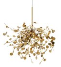 LAMPA wisząca MONETE SINGLE - metal ZŁOTY BŁYSZCZĄCY 3xG9 King Home do jadalni salonu restauracji LAMPA wisząca MONETE SINGLE - metal ZŁOTY BŁYSZCZĄCY 3xG9 King Home do jadalni salonu restauracji