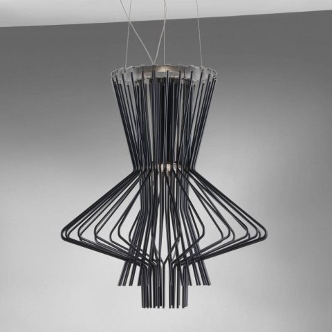 King Home Lampa wisząca STRAW szara - stal węglowa King Home Lampa wisząca STRAW szara - stal węglowa